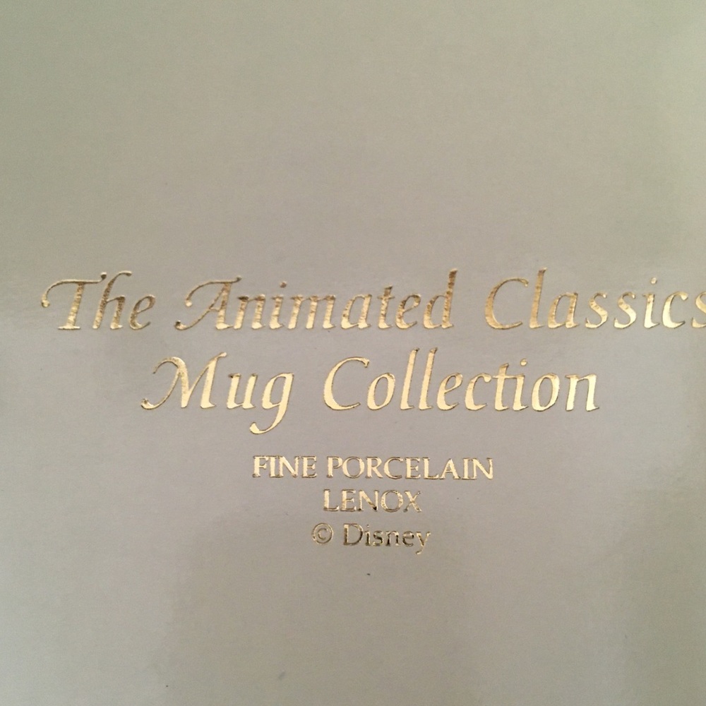 Lenox China Disney mugs